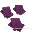 purple dish towels kitchen